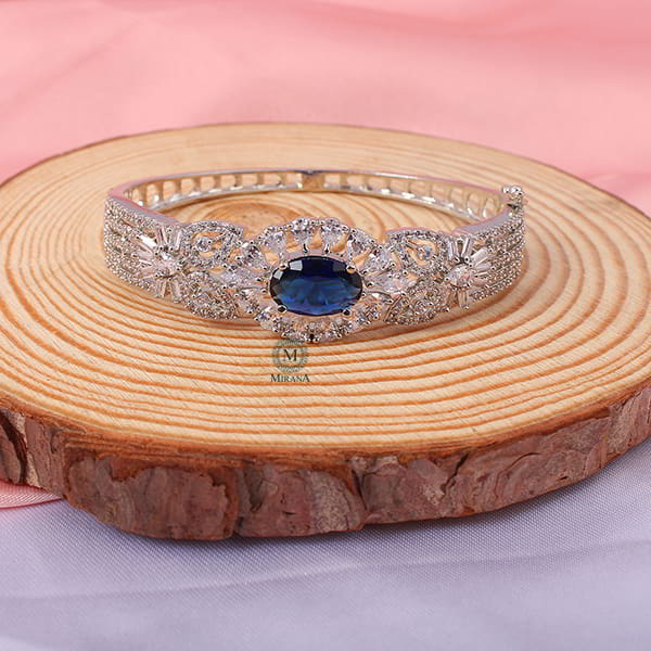 Laisha Sapphire Blue CZ Designer Bracelet