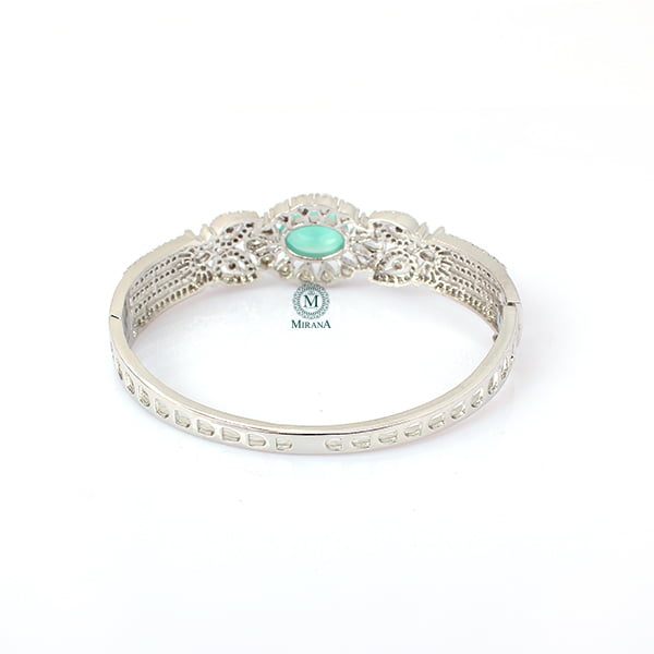 Laisha Pastel Green CZ Designer Bracelet