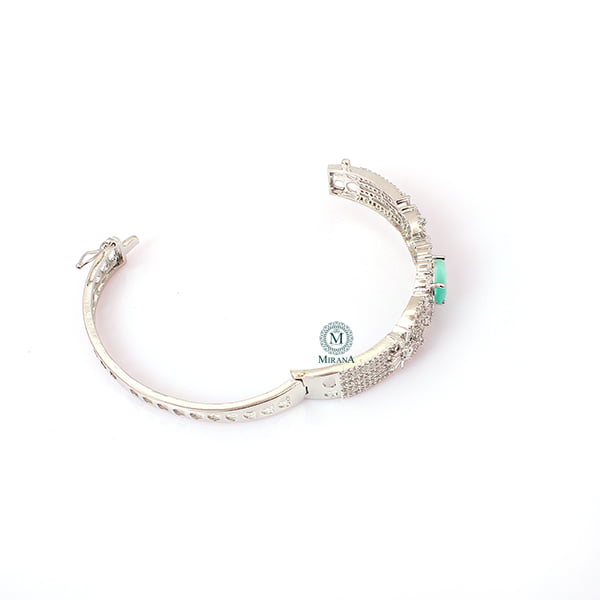 Laisha Pastel Green CZ Designer Bracelet