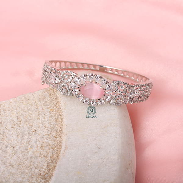 Laisha Pastel Pink CZ Designer Bracelet