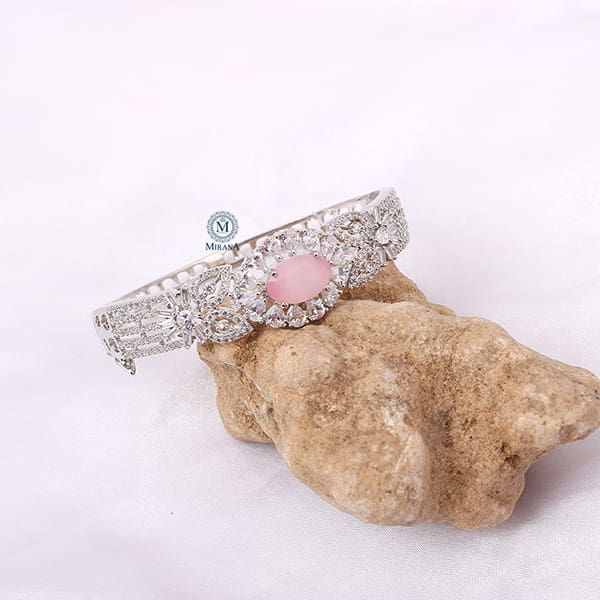 Laisha Pastel Pink CZ Designer Bracelet