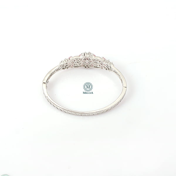 Rachel Pastel Pink CZ Designer Bracelet