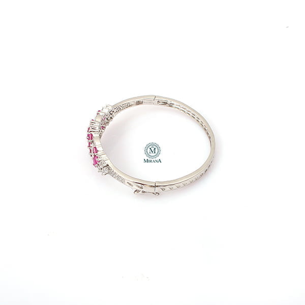 Rachel Ruby CZ Designer Bracelet