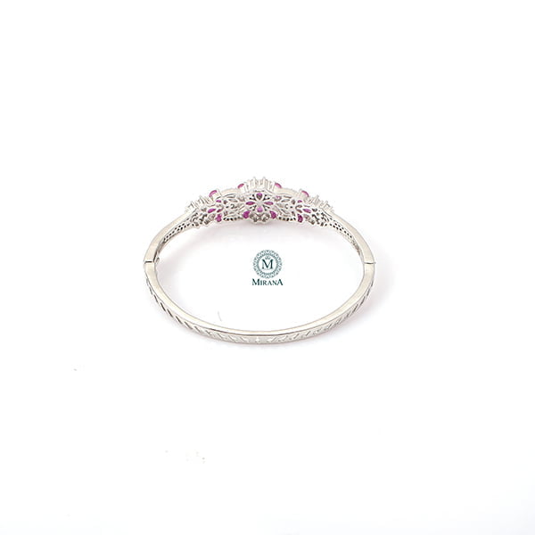 Rachel Ruby CZ Designer Bracelet