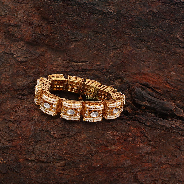 Sanvi Polki Bridal Designer Bracelet