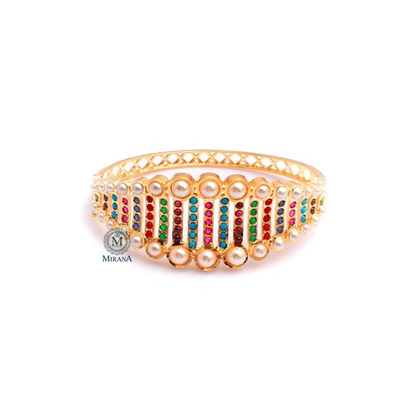 Purvi Multi Colour Jadau Designer Bracelet