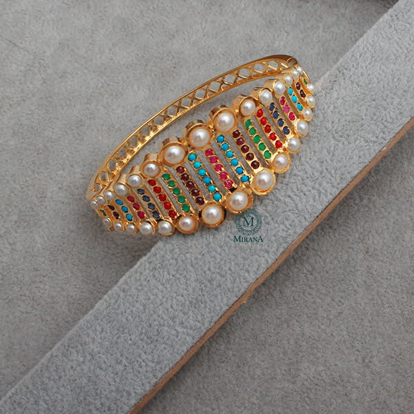 Purvi Multi Colour Jadau Designer Bracelet