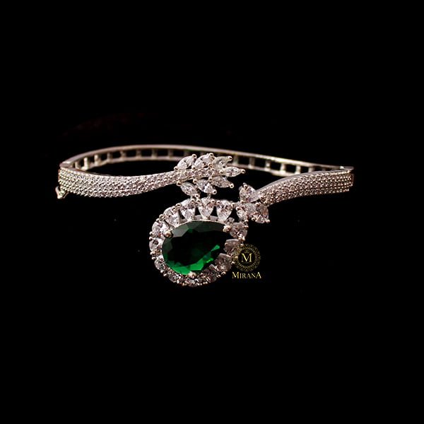 Bella Emerald Green Designer Bracelet