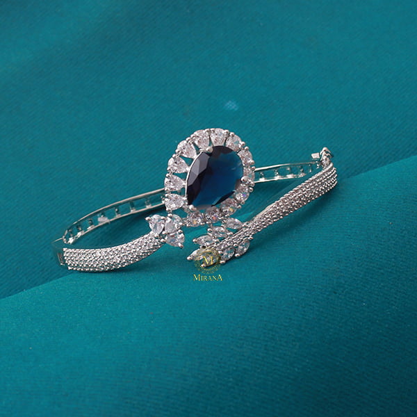 Bella Blue CZ Designer Bracelet