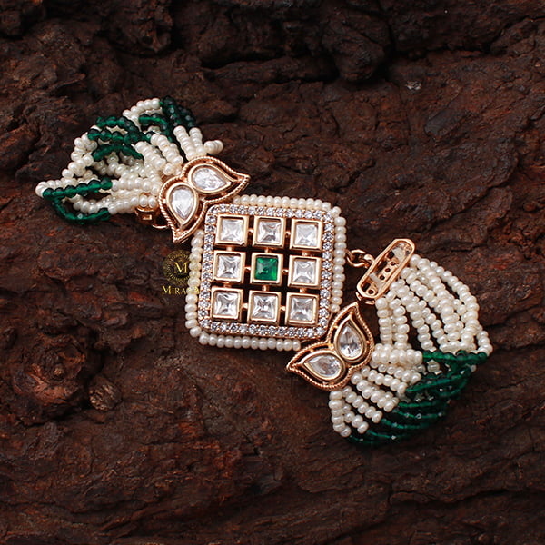 Sparsh Polki Rakhi Designer Bracelet