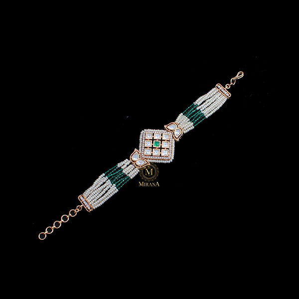 Sparsh Polki Rakhi Designer Bracelet