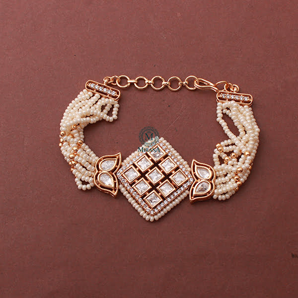 Sparsh Polki Rakhi Designer Bracelet