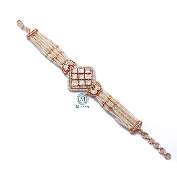 Sparsh Polki Rakhi Designer Bracelet