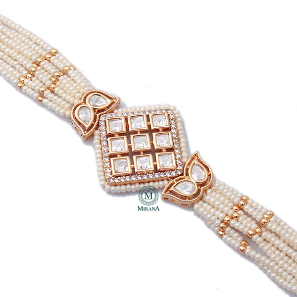 Sparsh Polki Rakhi Designer Bracelet