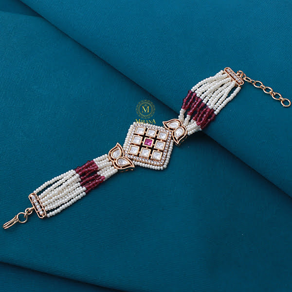 Sparsh Polki Rakhi Designer Bracelet