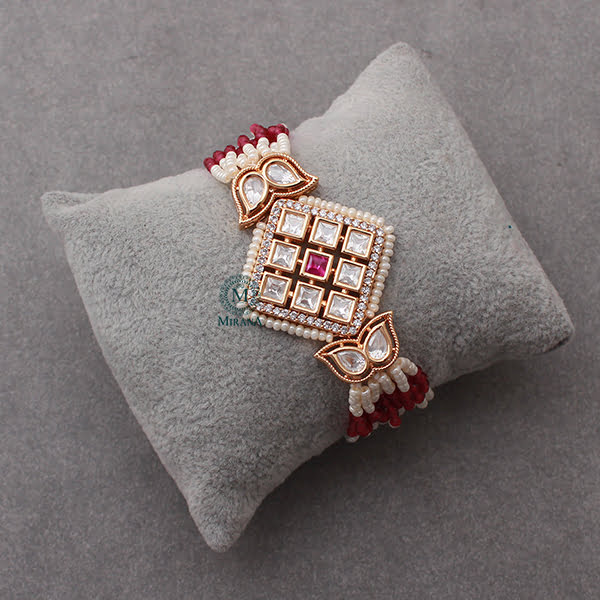 Sparsh Polki Rakhi Designer Bracelet