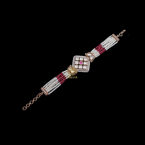 Sparsh Polki Rakhi Designer Bracelet