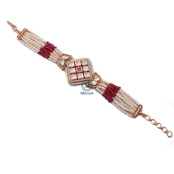 Sparsh Polki Rakhi Designer Bracelet