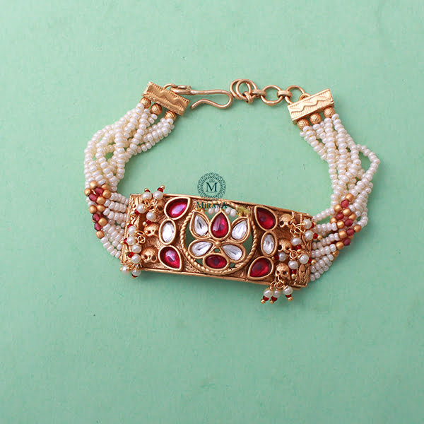 Palki Ruby Antique Designer Bracelet