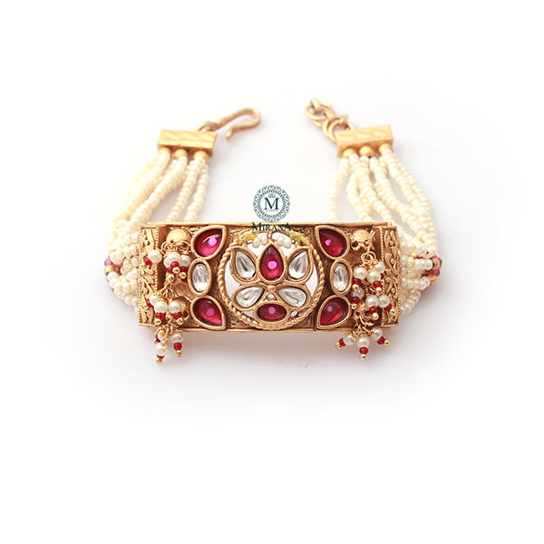 Palki Ruby Antique Designer Bracelet