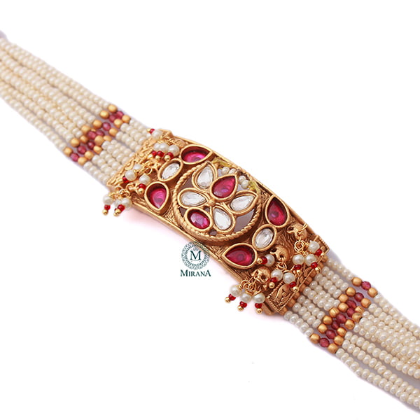 Palki Ruby Antique Designer Bracelet