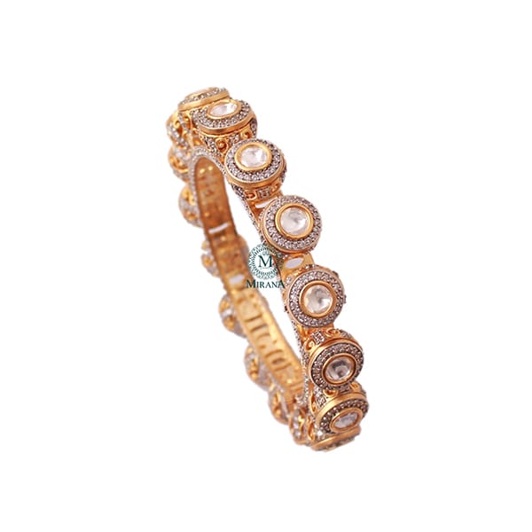 Mriganshi Polki Designer Bracelet