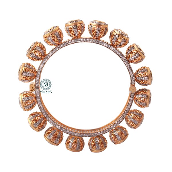 Mriganshi Polki Designer Bracelet