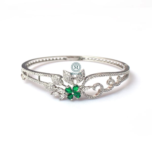 Sophia Emerald Green CZ Designer Bracelet