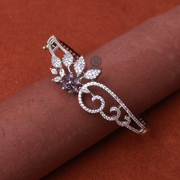 Sophia Lavender CZ Designer Bracelet