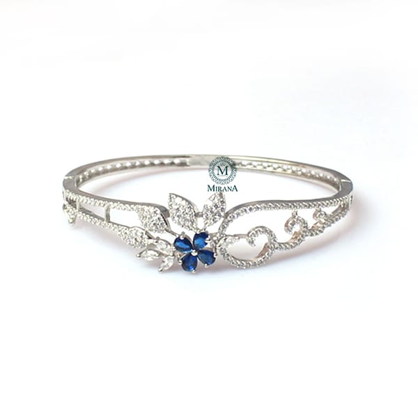 Sophia Sapphire Blue CZ Designer Bracelet