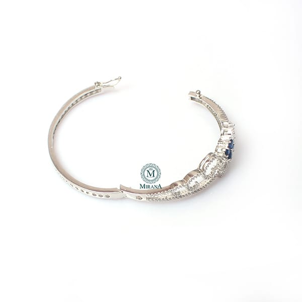 Sophia Sapphire Blue CZ Designer Bracelet