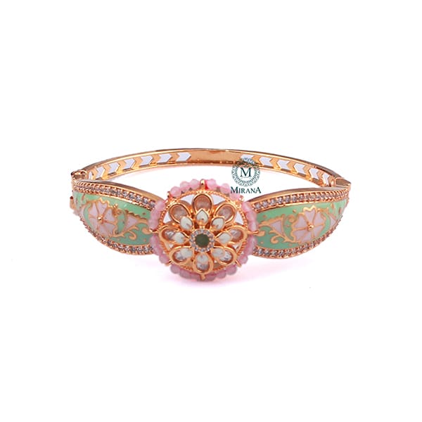 Tanisha Pastels Colour Polki Designer Bracelet