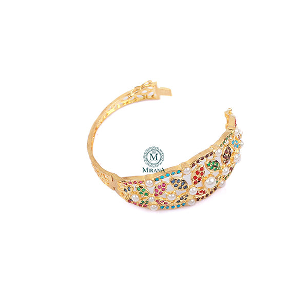 Ananya Multi Colour Jadau Designer Bracelet
