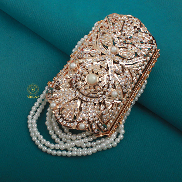 Ramyata Pearl Jadau Handcuff
