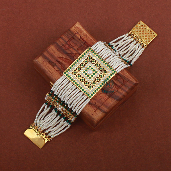 Mithila Jadau Designer Bracelet
