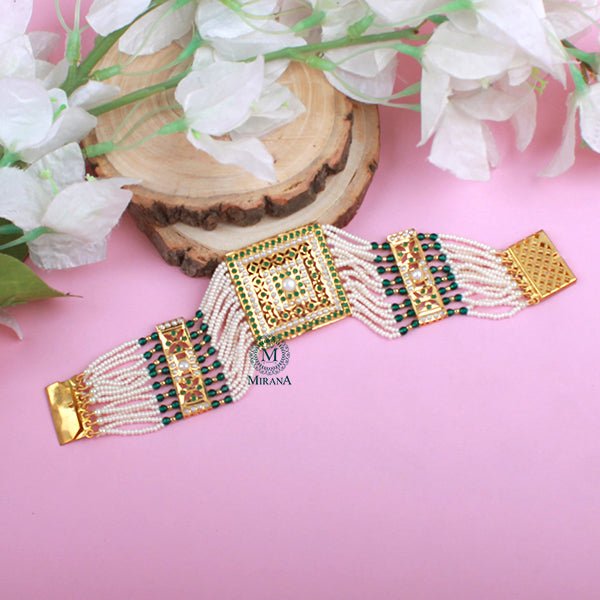 Mithila Jadau Designer Bracelet