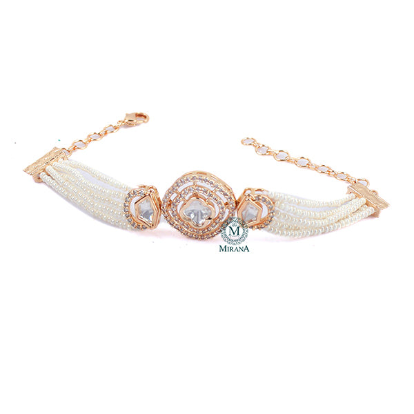 Eklavya Polki Rakhi Designer Bracelet