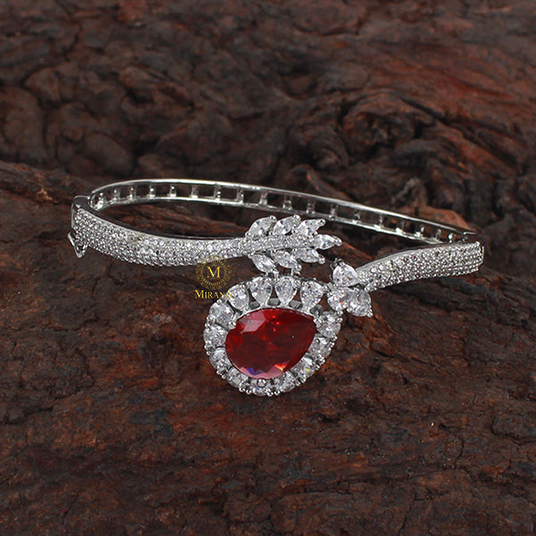 Bella Ruby CZ Designer Bracelet