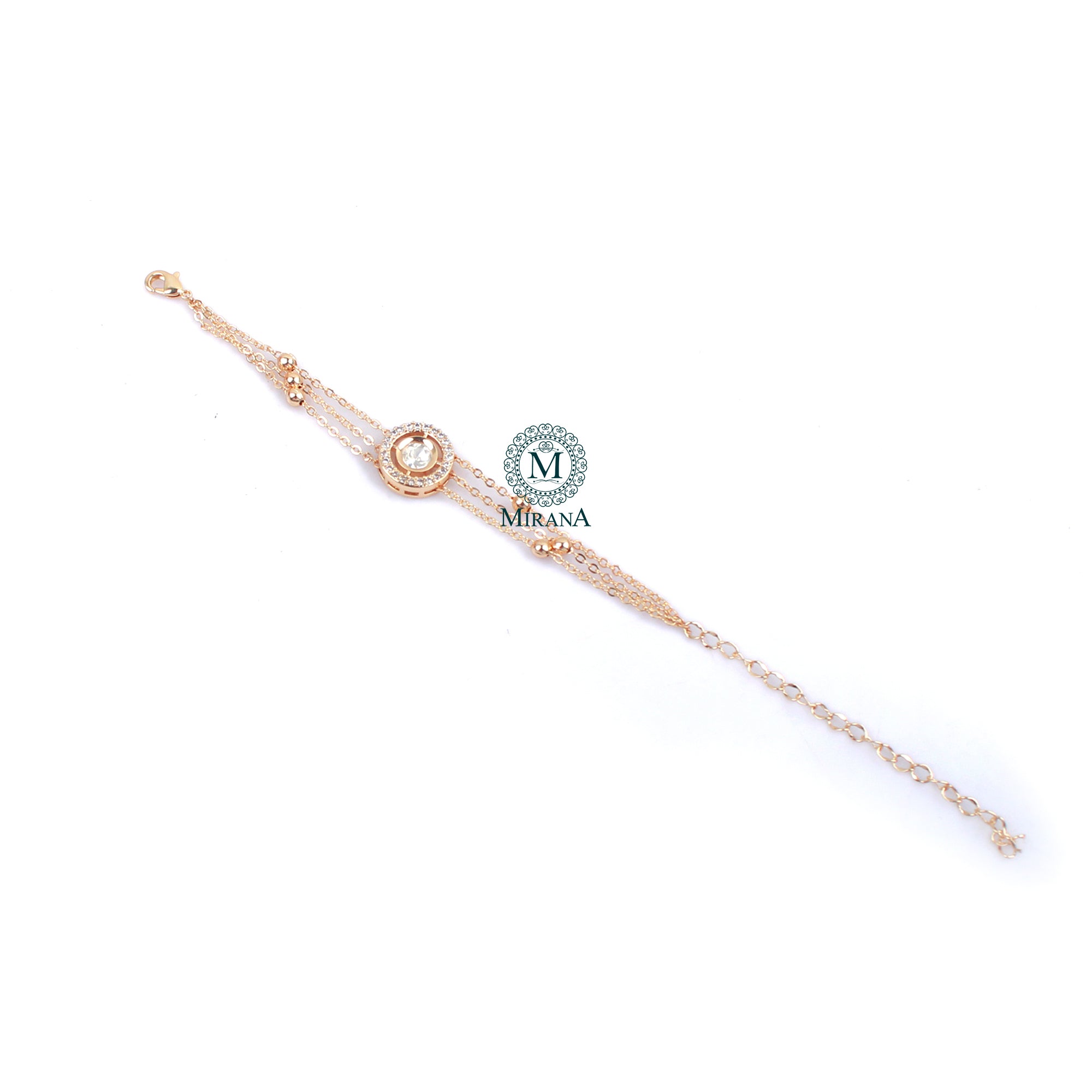 Chiraj Polki Rakhi Designer Bracelet