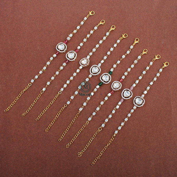 Ram Polki Designer Rakhi