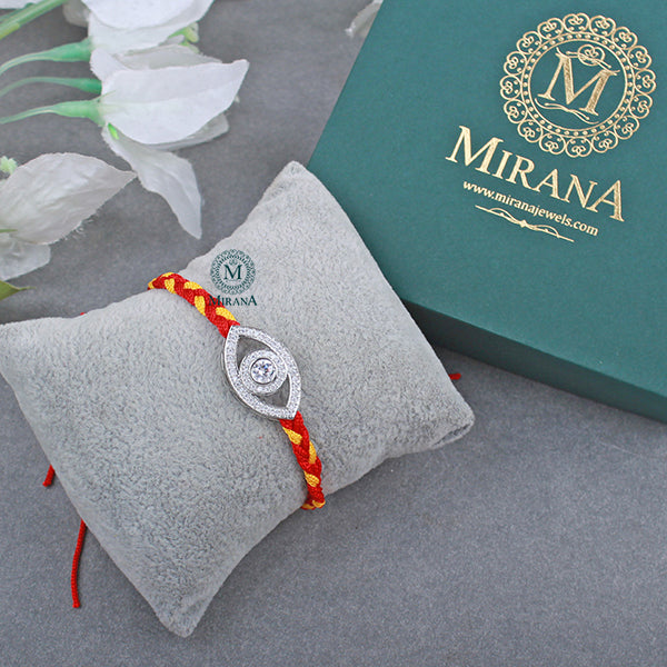 Ishaan Evil Eye CZ Designer Rakhi