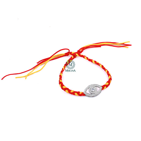 Ishaan Evil Eye CZ Designer Rakhi