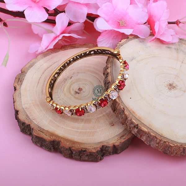 Deepika Ruby Polki Designer Bracelet