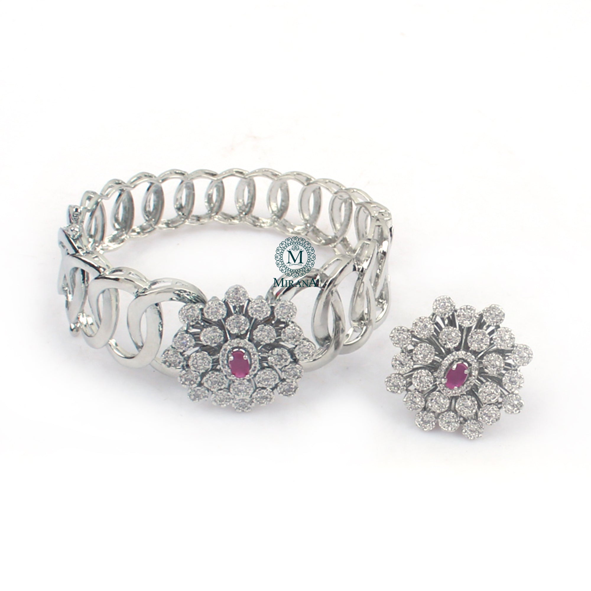 Sonishi Ruby CZ Designer Bracelet