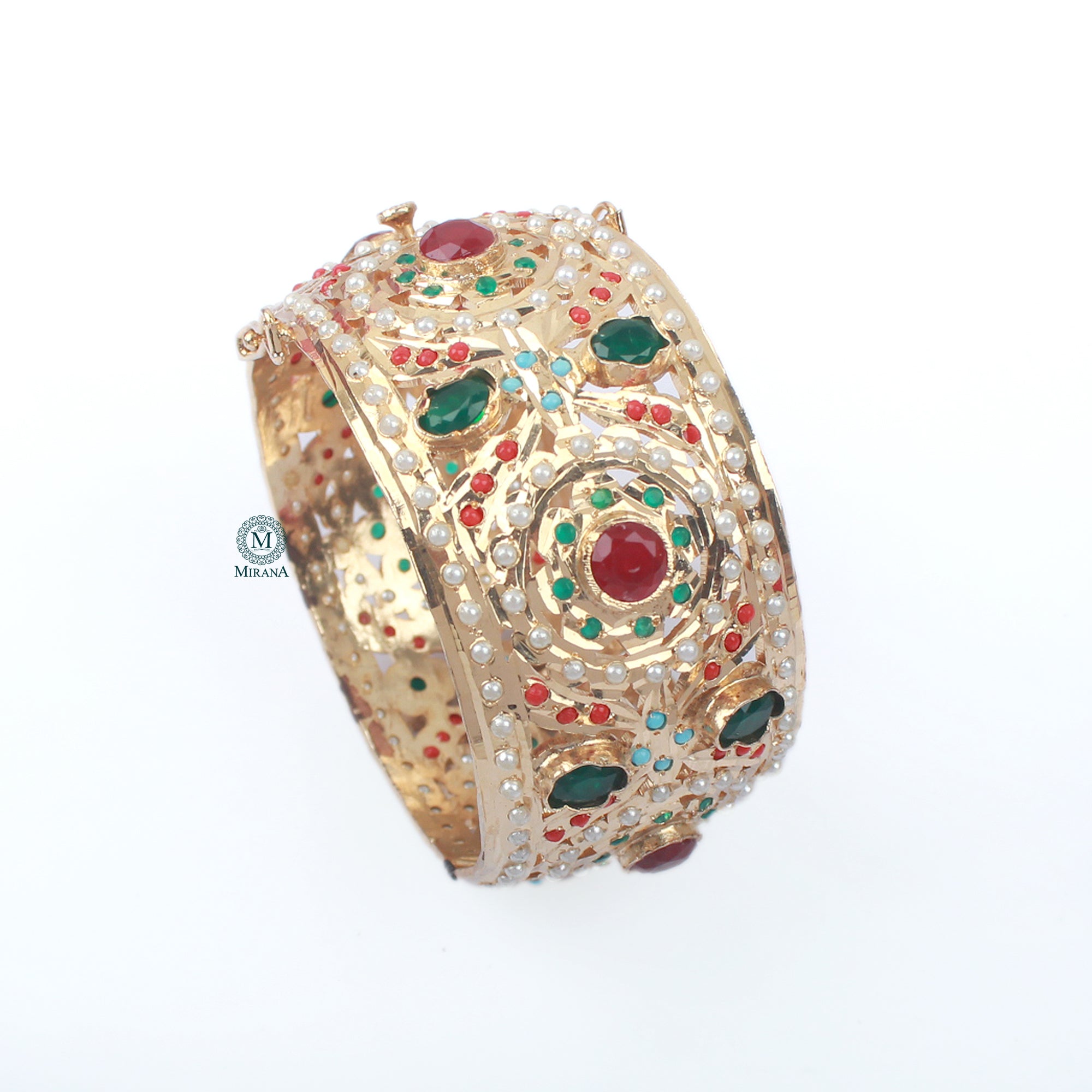 Pranami Jadau Designer Bracelet