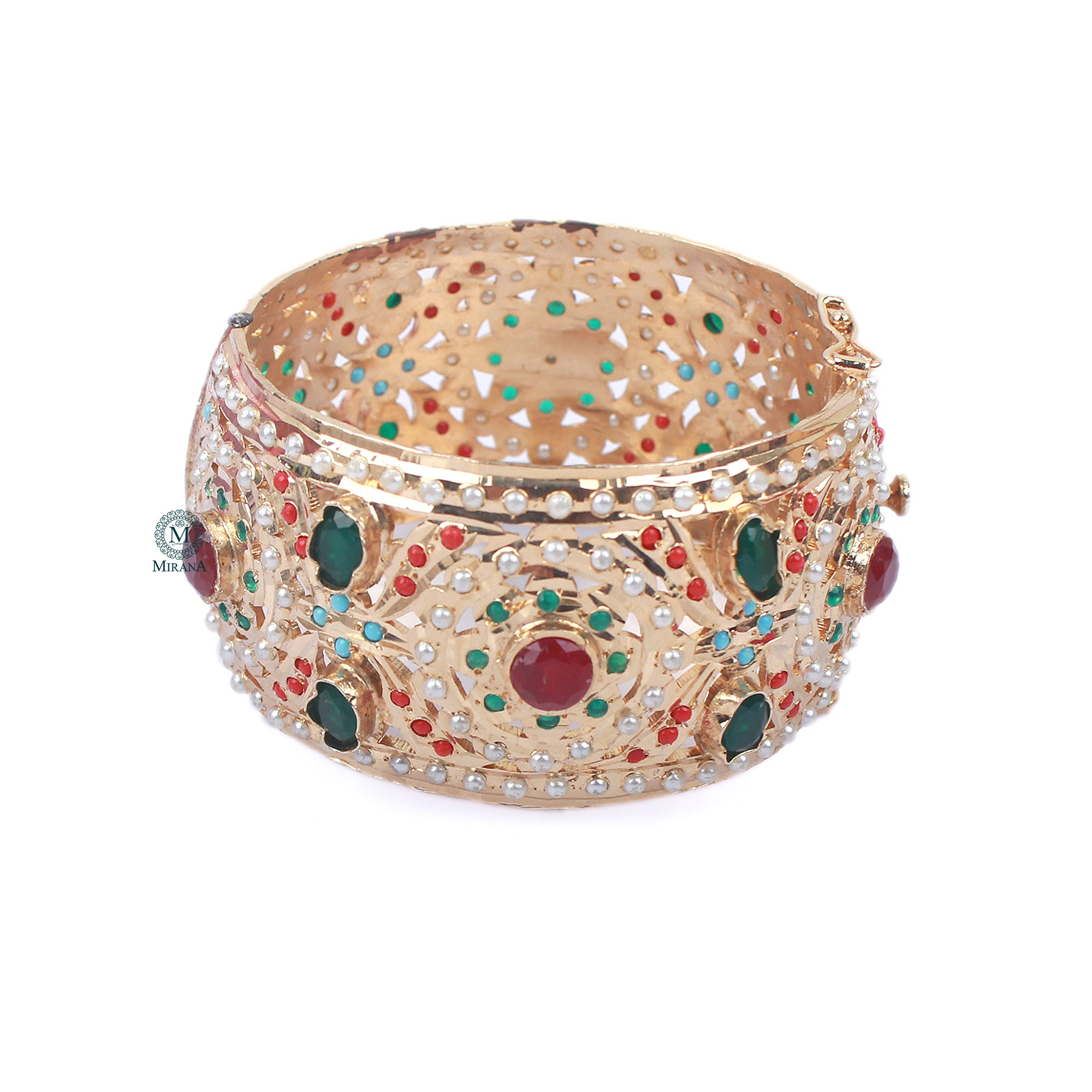 Pranami Jadau Designer Bracelet