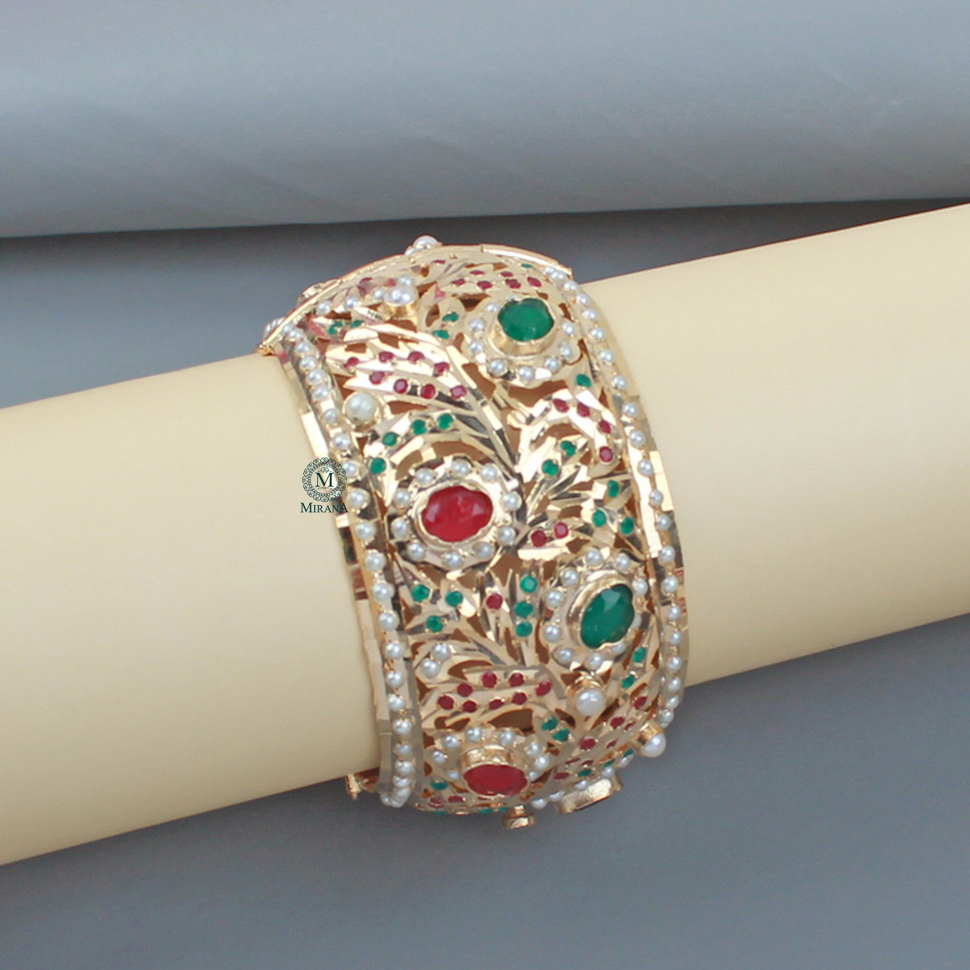 Purna Jadau Designer Bracelet