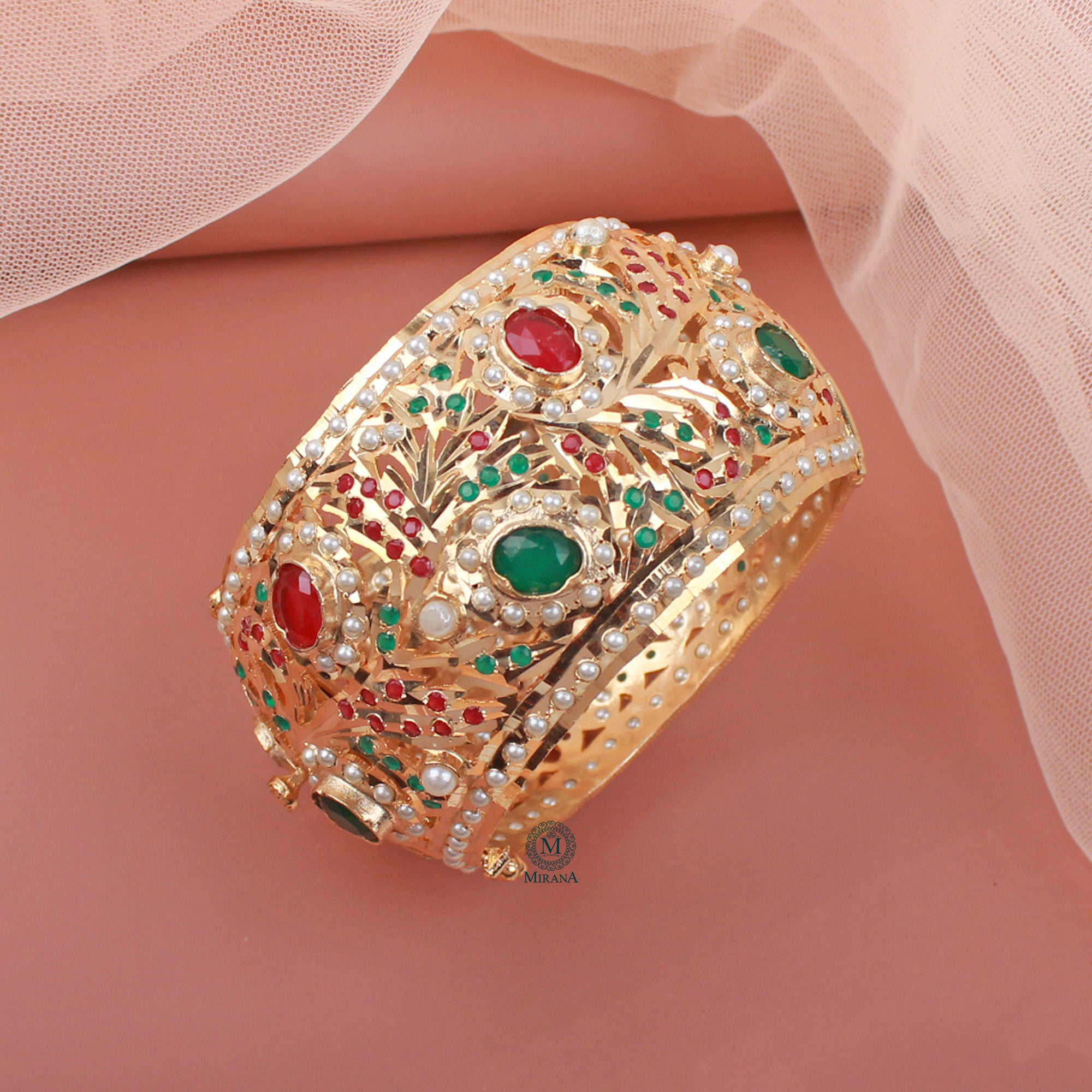 Purna Jadau Designer Bracelet