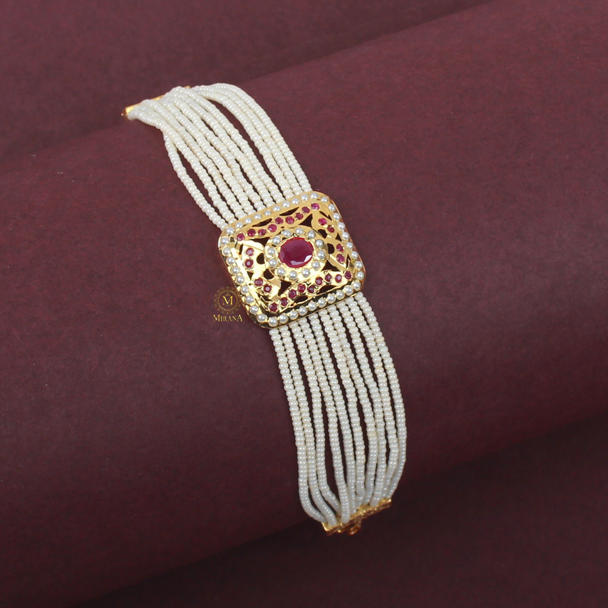 Nayanika Jadau Designer Bracelet