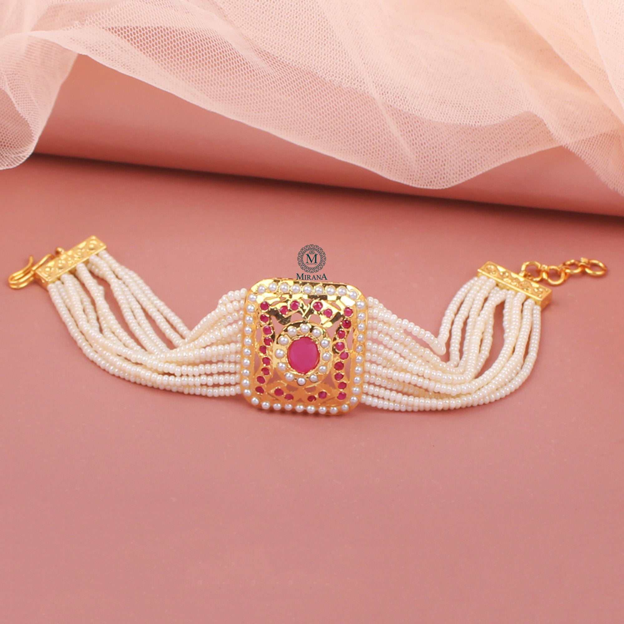 Nayanika Jadau Designer Bracelet